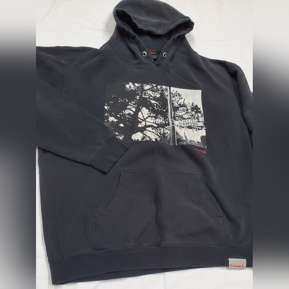 Diamond Supply Co. Midnight Black Hoodie - Picture 2 of 4